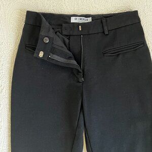 Of Mercer Tailored Slim Black Work Pants Size Small